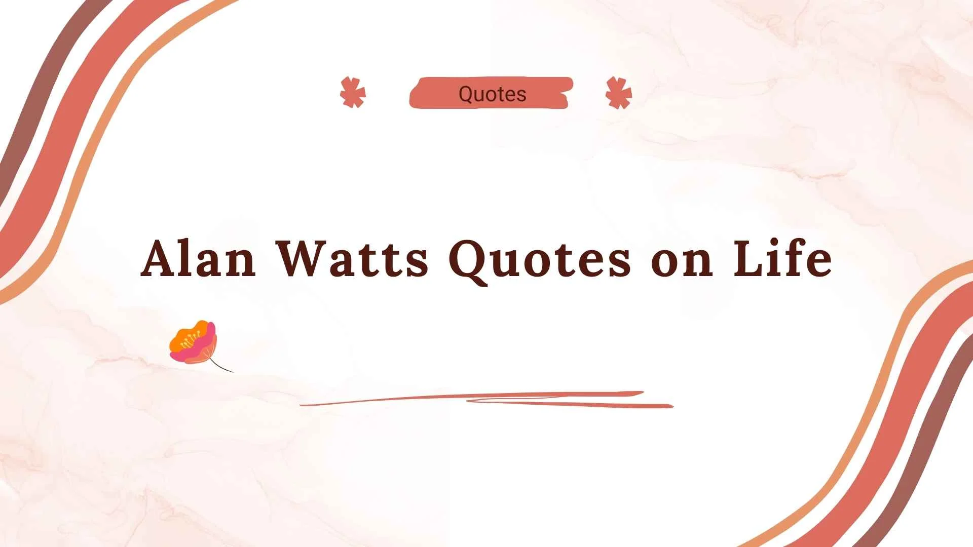 alan watts quotes on life