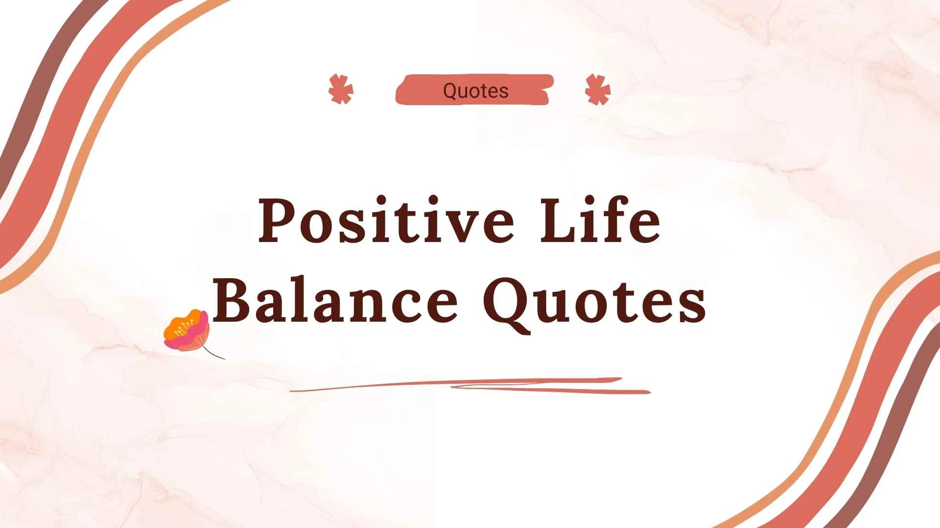positive life balance quotes