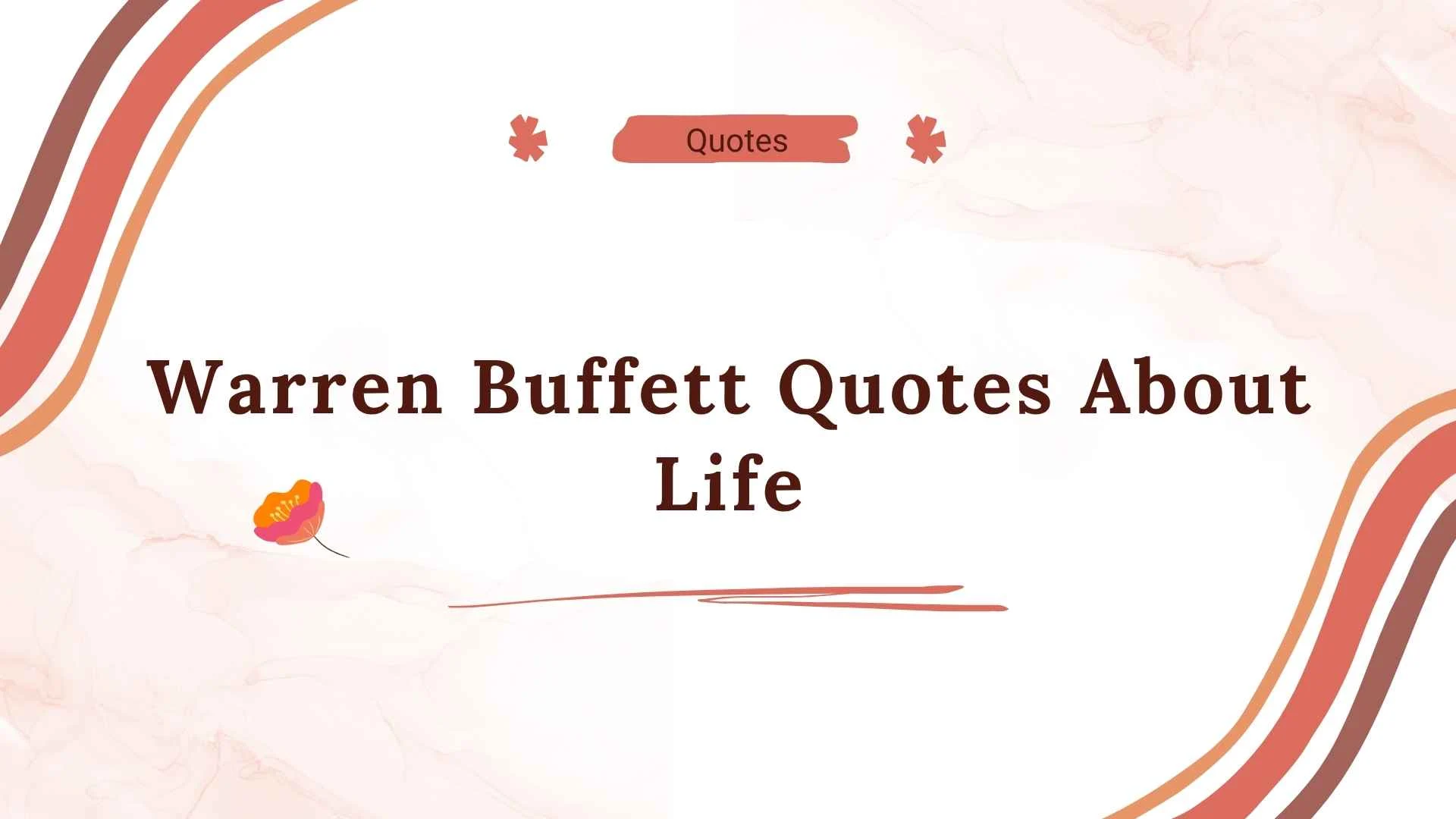 warren buffett quotes about life